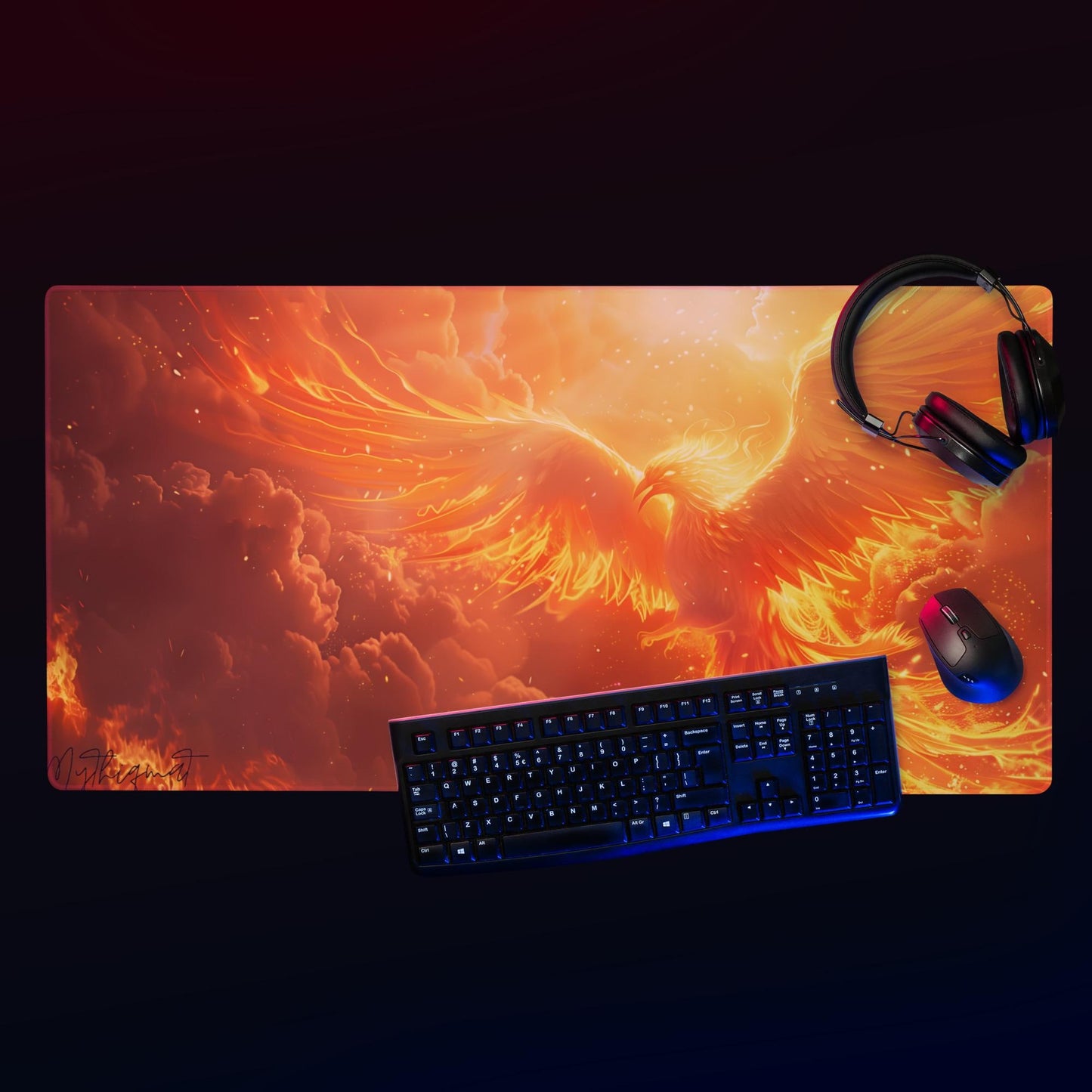 Fire Fenix - Premium Gaming Desk Mat