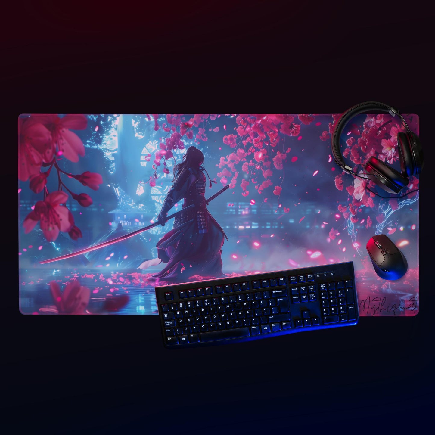 Samurai Warrior - Premium Gaming Desk Mat