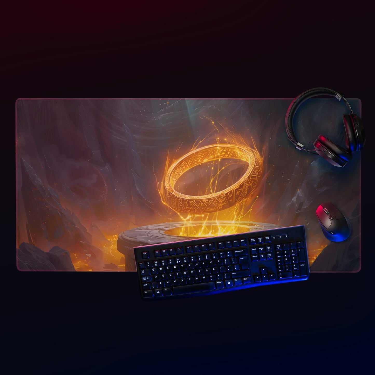 The One Ring - Premium Gaming Desk Mat