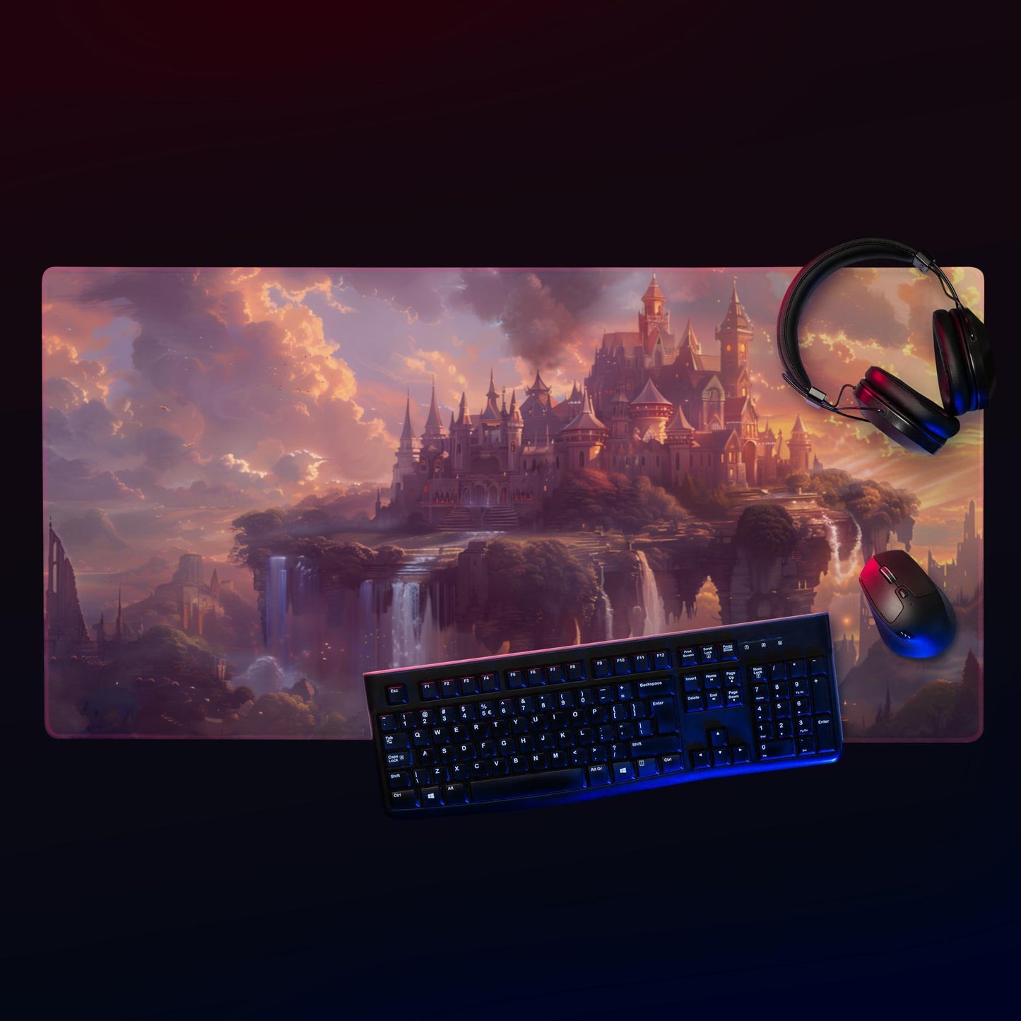 Floating Castel -  Premium Gaming Desk Mat