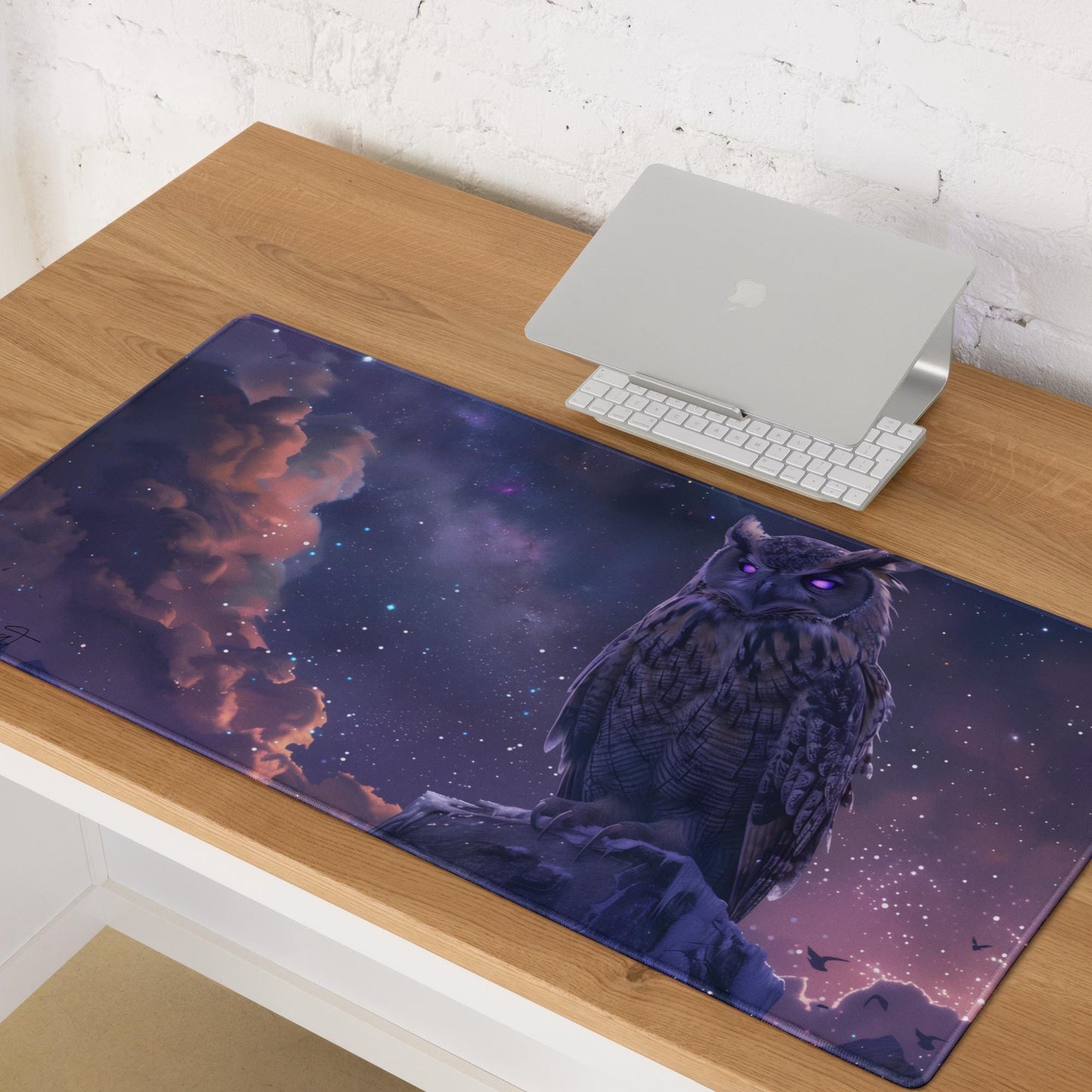 Runic Owl - Premium Gaming Desk Mat