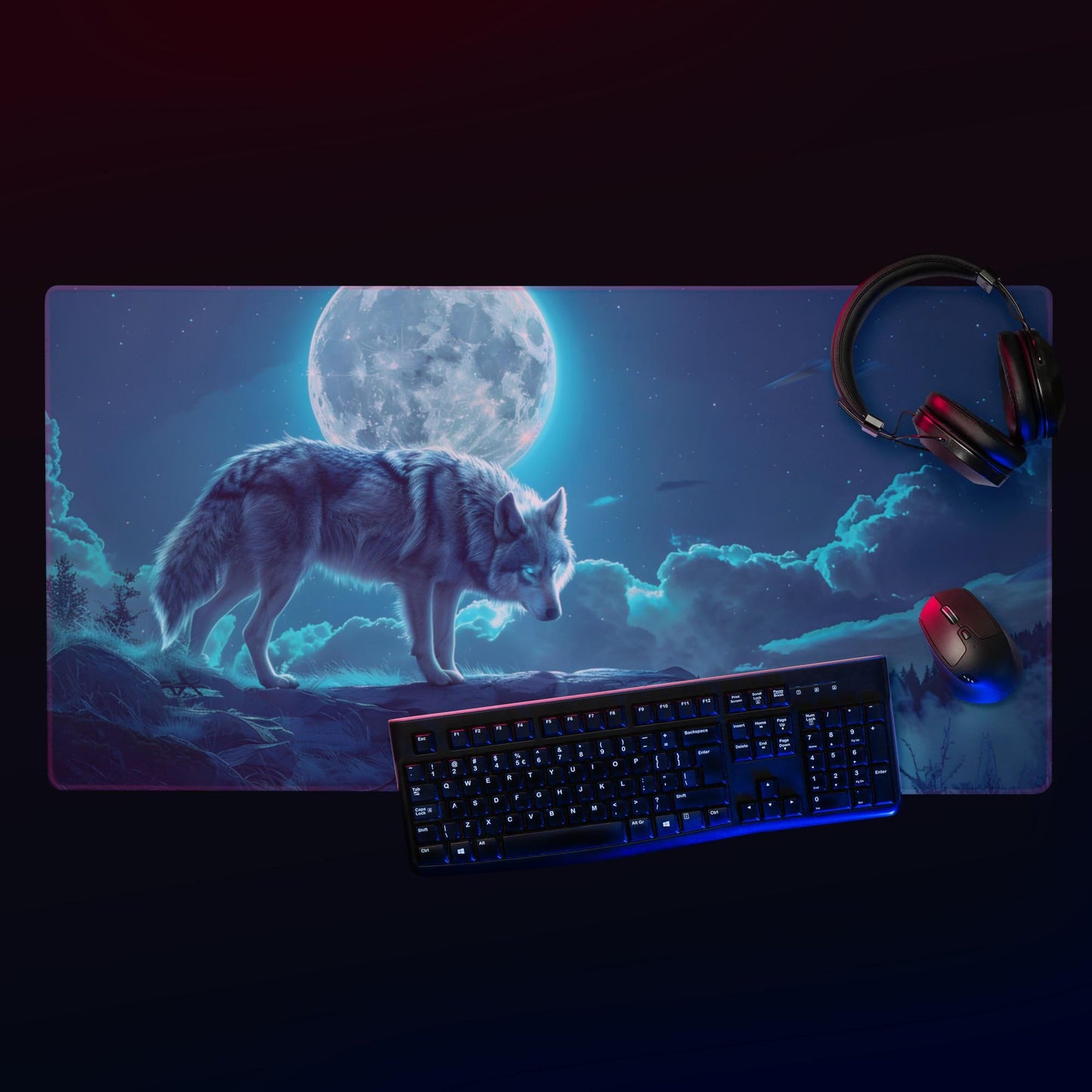 Wolf - Premium Gaming Desk Mat