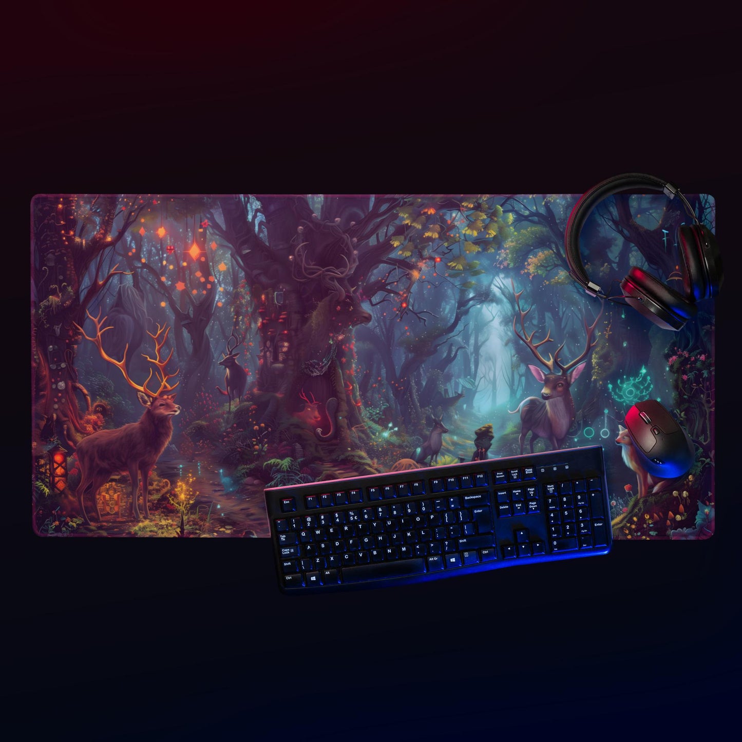 Enchanted Forest - Premium Gaming Desk Mat