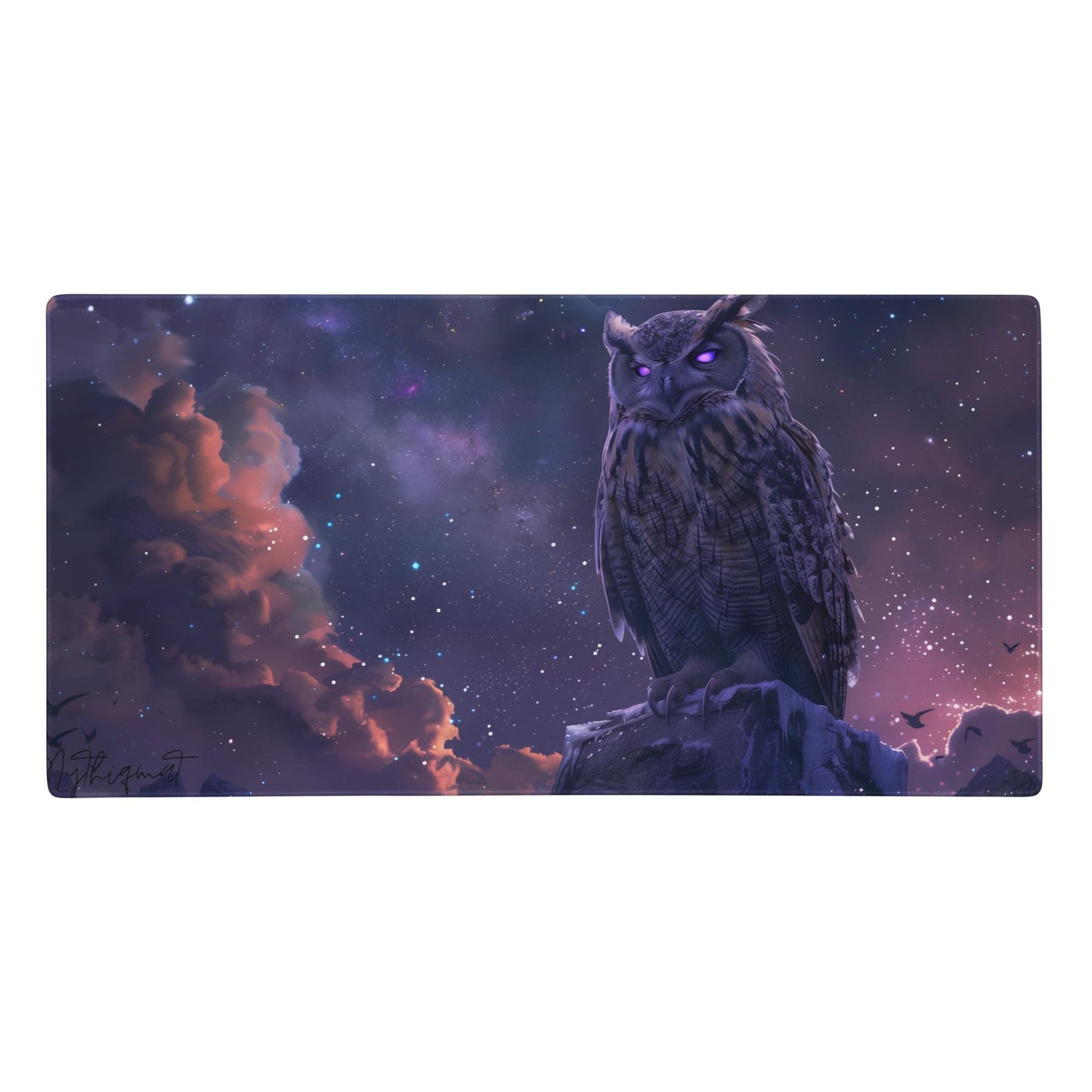 Runic Owl - Premium Gaming Desk Mat