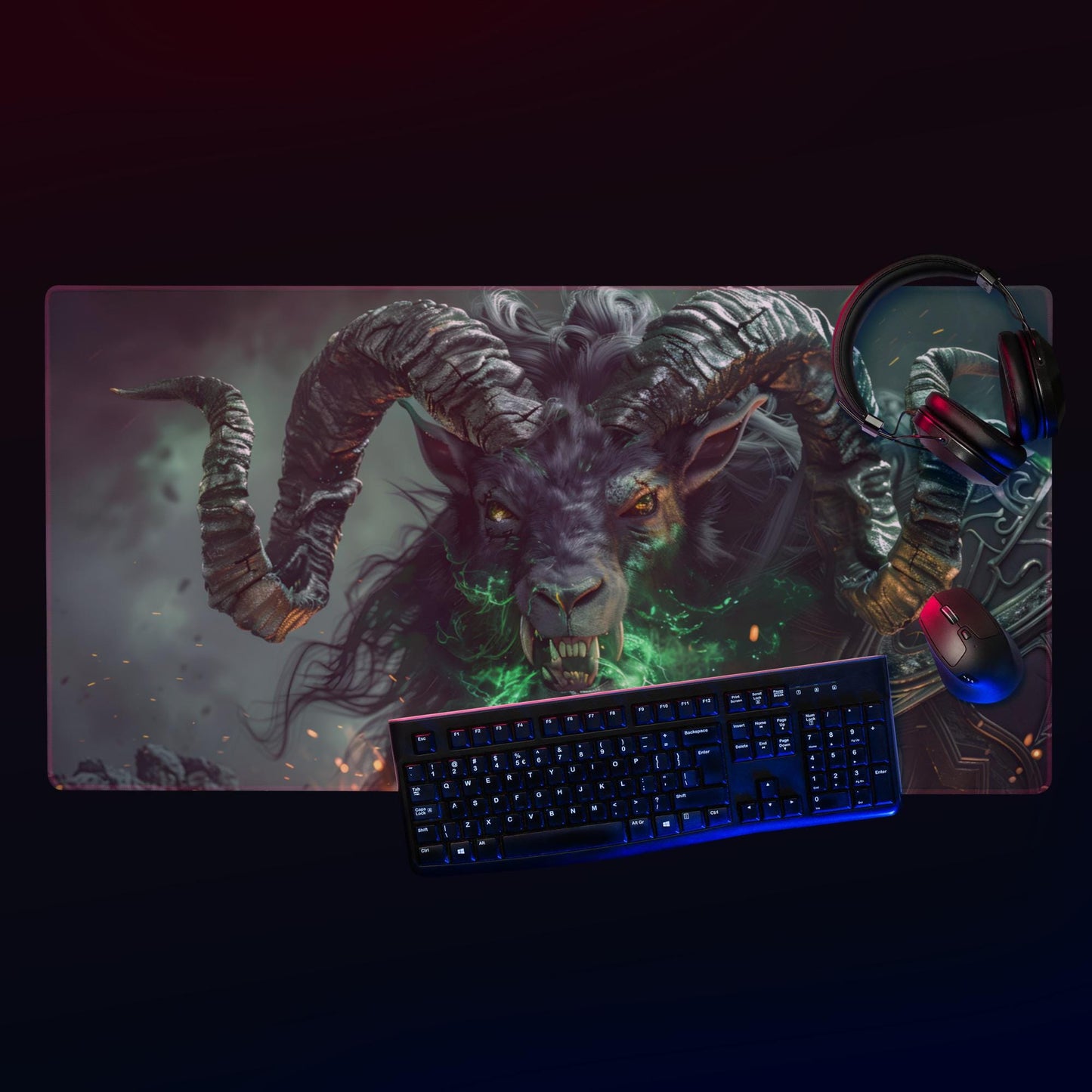 Goat Demon - Premium Gaming Desk Mat
