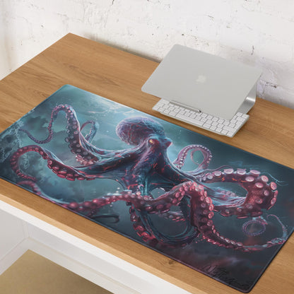 Floating Octopus Premium Gaming Desk Mat