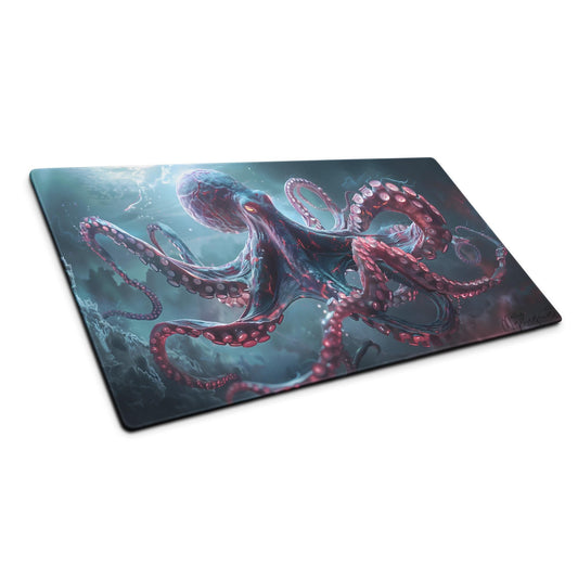 Floating Octopus Premium Gaming Desk Mat